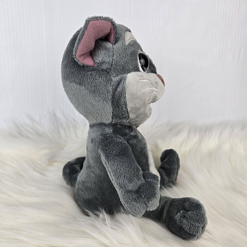 DRAGON-I Talking Tom Talk Back Cat Interactive Gray Plush 9" - Picture 5 of 10